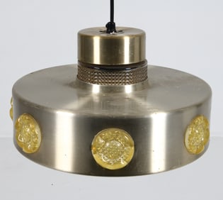 STYLE OF VITRIKA PENDANT LIGHT 1960S