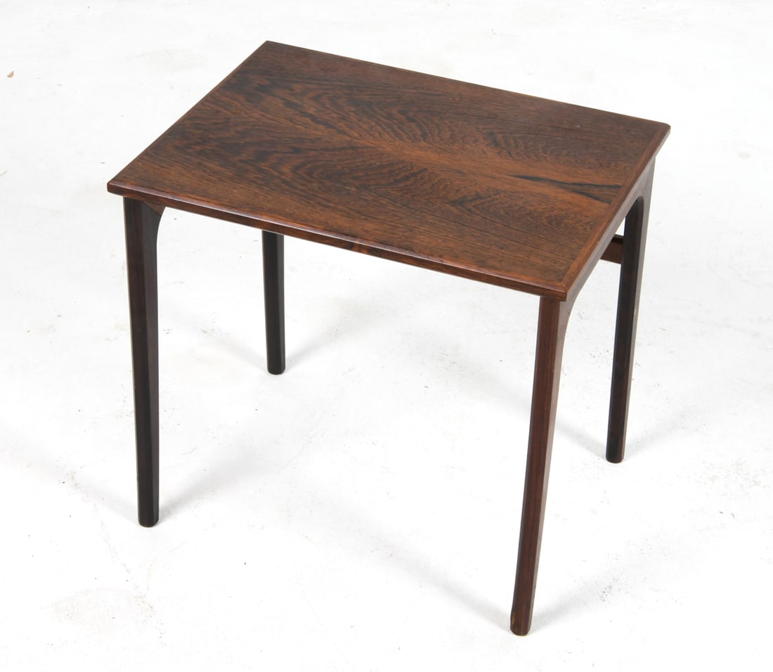 DANISH ROSEWOOD SIDE TABLE C. 1960S (1 of 12)