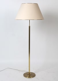 STYLE OF ASEA SWEDISH BRASS FLOOR LAMP C. 1970S