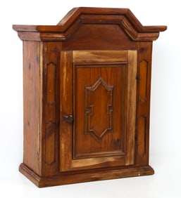 DANISH PINE WALL CABINET C. 1970S