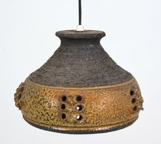 STYLE OF FRANK MILO TROMBORG CERAMIC PENDANT LIGHT