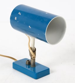SCANDINAVIAN STEEL DESK LAMP C. 1960S