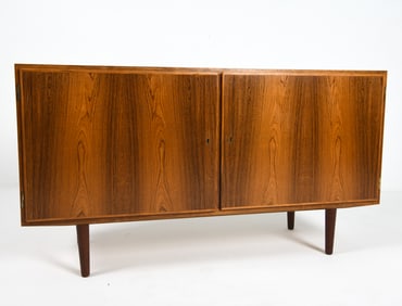 POUL HUNDEVAD DANISH ROSEWOOD CABINET C. 1960S