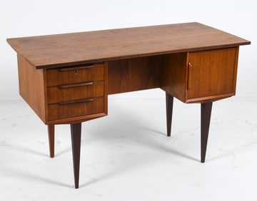 DANISH TEAK WRITING DESK C. 1960S