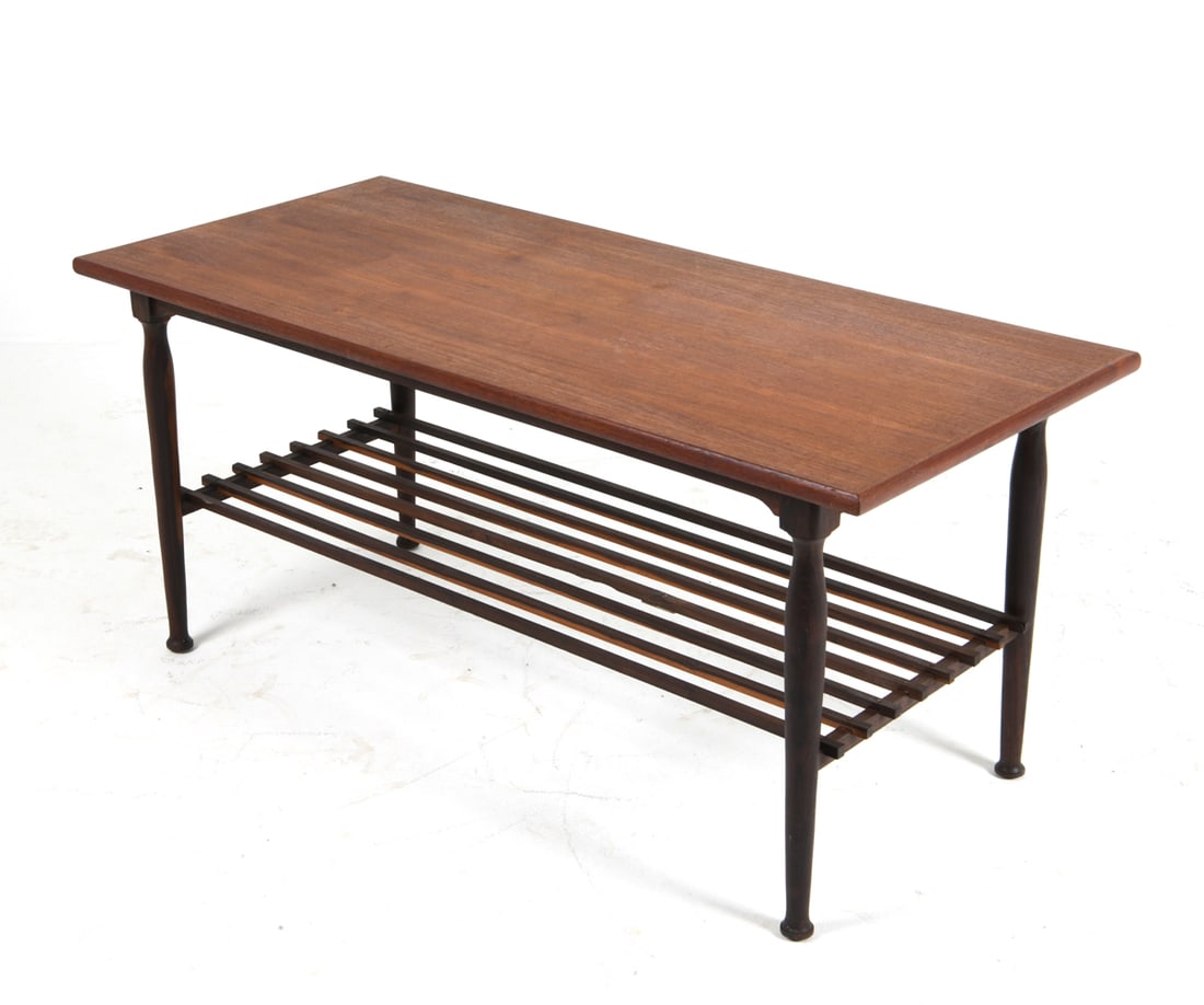 DANISH TEAK COFFEE TABLE C. 1960S (1 of 14)