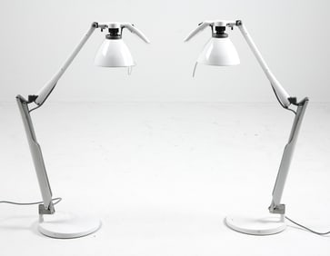 PAIR OF LUCEPLAN FORTEBRACCIO TABLE LAMPS