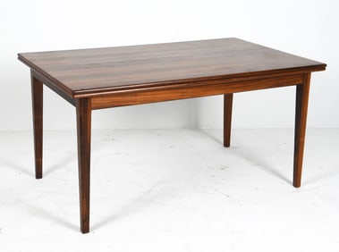 NILS JONSSON STYLE ROSEWOOD EXTENDING DINING TABLE