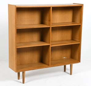 OLHOLM MOBELFABRIK DANISH OAK BOOKCASE C. 1960S
