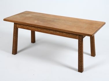 DANISH OAK COFFEE TABLE C. 1970S