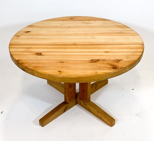 DAUMILLER STYLE DANISH PINE DINING TABLE C. 1960S