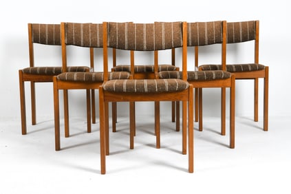 (6) TARM STOLE MOBLER TEAK DINING CHAIRS C. 1960S