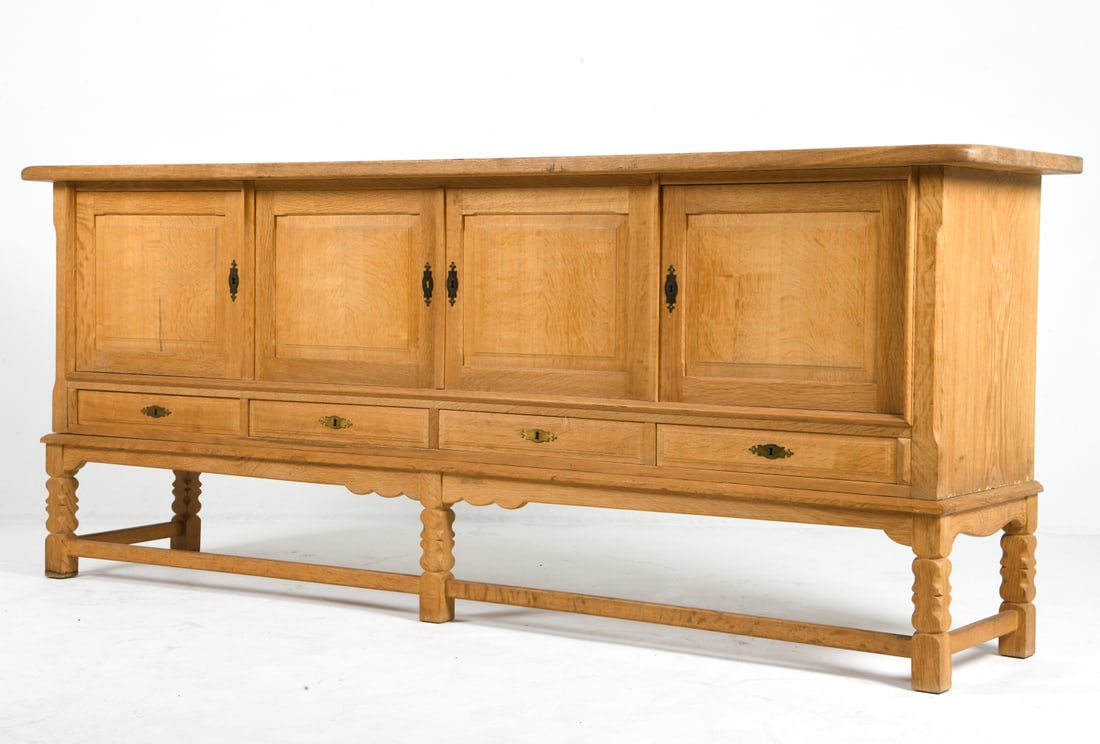 ATTR. HENNING KJAERNULF DANISH OAK SIDEBOARD 1970S (1 of 19)
