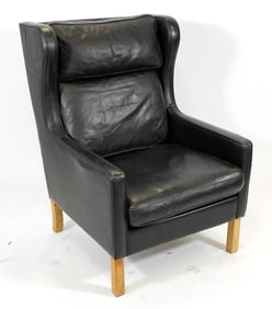 MOGENSEN STYLE DANISH WINGBACK LOUNGE CHAIR