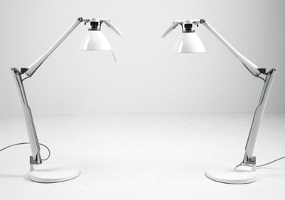 PAIR OF LUCEPLAN FORTEBRACCIO TABLE LAMPS