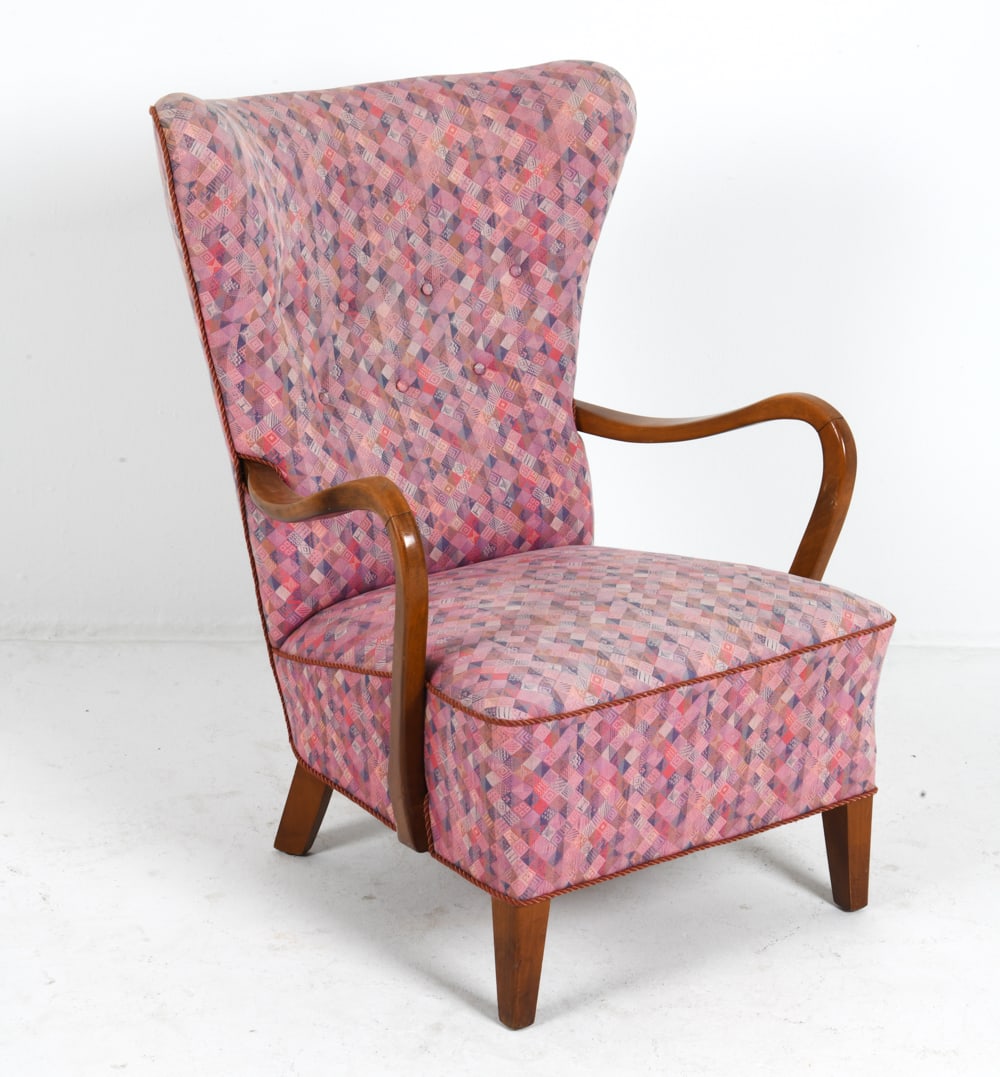 STYLE OF ALFRED RCHRISTENSEN DANISH LOUNGE CHAIR (1 of 11)