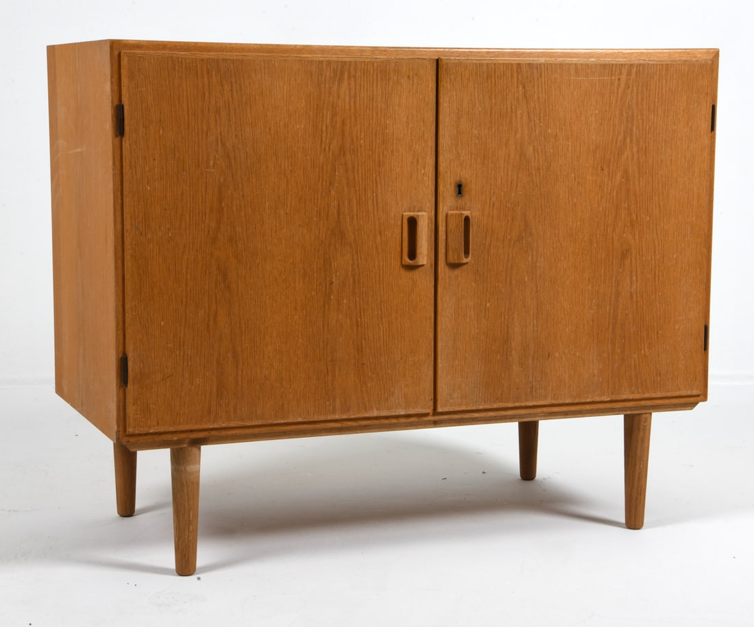 BORGE MOGENSEN DANISH OAK CABINET C. 1960S (1 of 13)