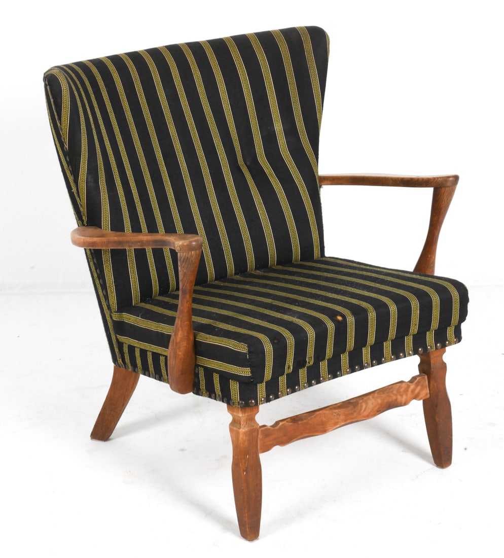 DANISH OAK LOUNGE CHAIR C. 1950S (1 of 11)