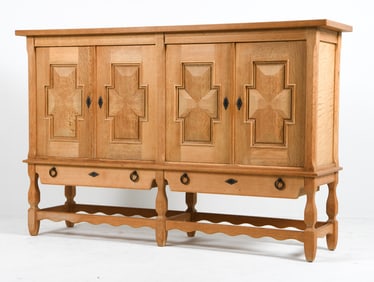 HENNING KJAERNULF DANISH OAK SIDEBOARD C. 1970S