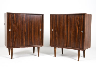 PAIR OF GERN MOBEL DANISH ROSEWOOD CABINETS 1960S