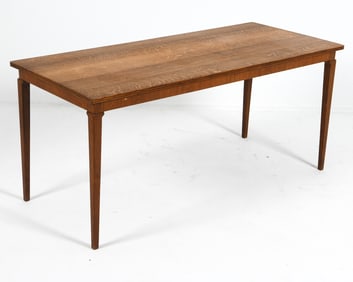 ATTR. HENNINGSEN DANISH OAK COFFEE TABLE 1960S