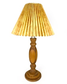DANISH TEAK TABLE LAMP C. 1970S