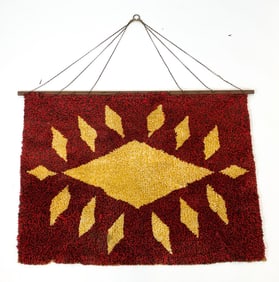 DANISH TAPESTRY RUG C. 1960S