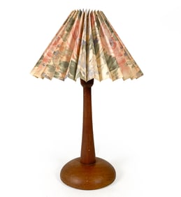 DANISH TEAK TABLE LAMP C. 1970S