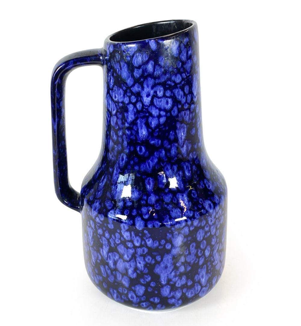 WEST GERMAN CERAMIC PITCHER VASE C. 1960S (1 of 9)