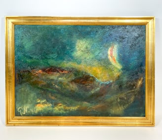 ATTR. POUL NIELSEN (20TH C.) OIL ON CANVAS C.1960S