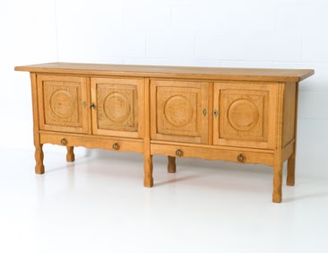 ATTR. HENNING KJAERNULF OAK SIDEBOARD C. 1960S