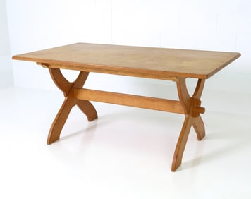 HENNING KJAERNULF STYLE DANISH OAK DINING TABLE