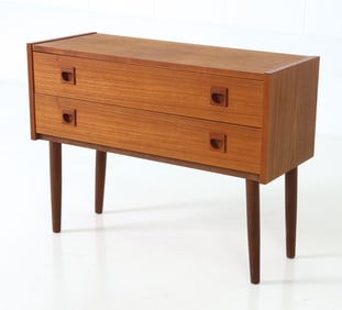 ATTR. ERIK BROUER DANISH TEAK SIDE CHEST C. 1960S