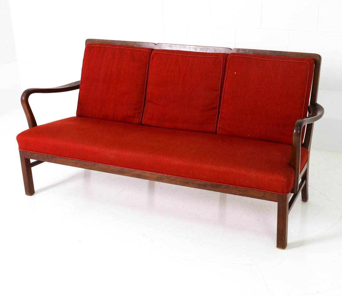 IB KOFOD LARSEN STYLE DANISH WALNUT SOFA C. 1970S (1 of 15)