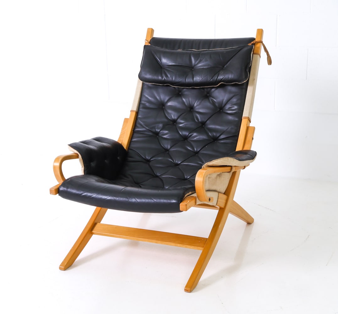 NIELAUS & JEKI MOBLER DANISH LOUNGE CHAIR C. 1970S (1 of 16)