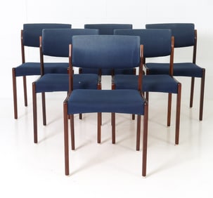 (6) H. W. KLEIN BRAMIN DANISH TEAK DINING CHAIRS