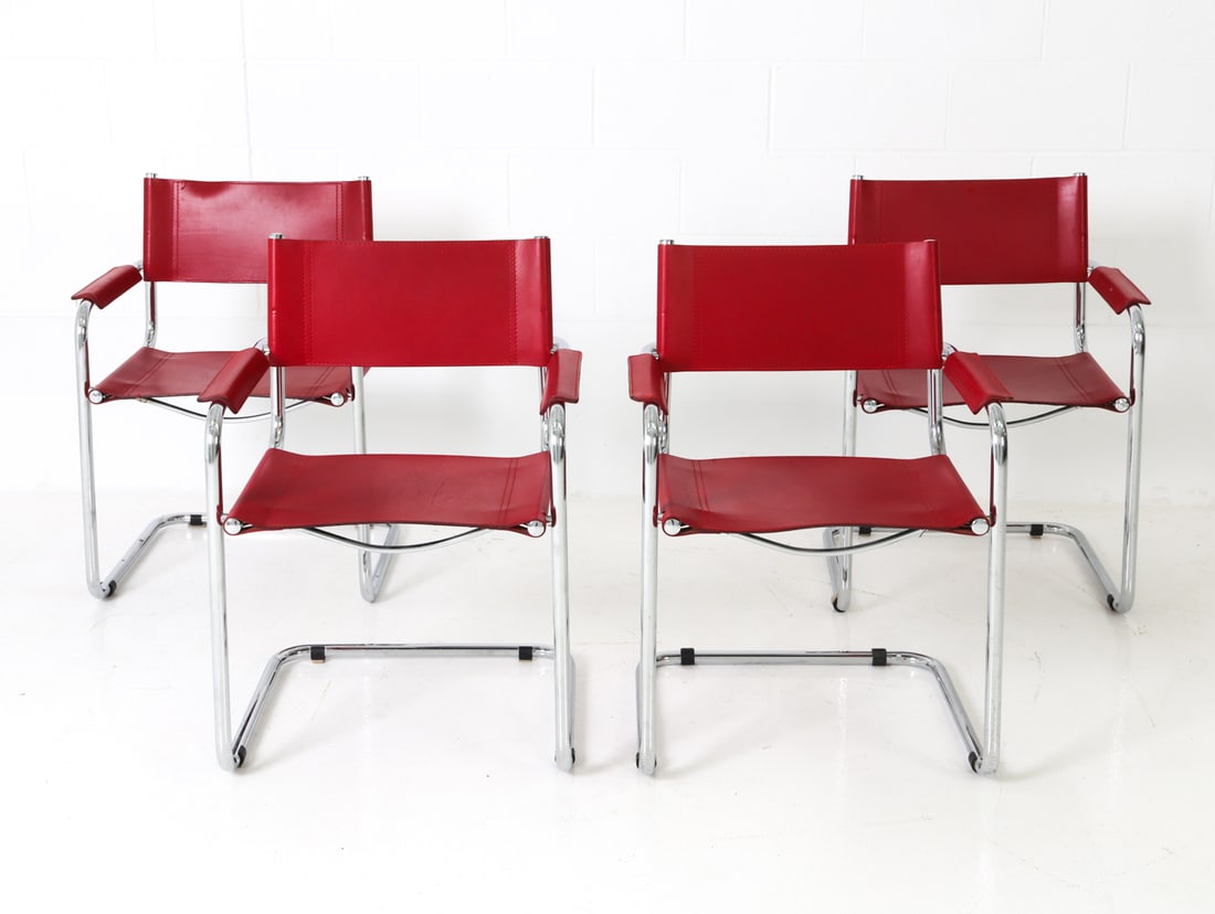 (4) STYLE OF STAM & BREUER CANTILEVER ARMCHAIRS (1 of 16)