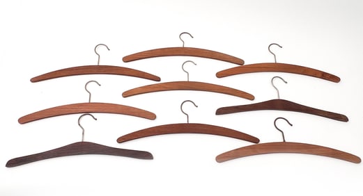 DANISH TEAK CLOTHES HANGER GROUPING