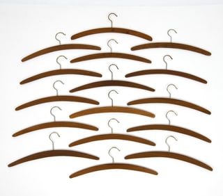 DANISH TEAK CLOTHES HANGER GROUPING
