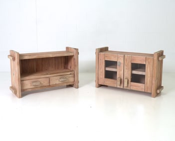 (2) HANS FRYDENDAL DANISH PINE CABINETS C. 1970S