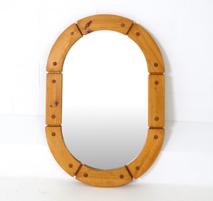 MID-CENTURY SWEDISH PINE MIRROR