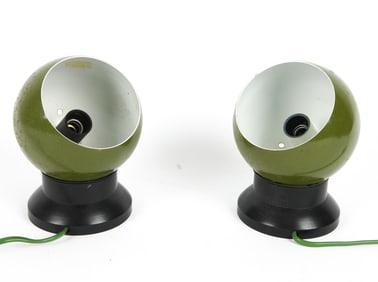E. S. HORN DANISH SPACE AGE STYLE EYEBALL LAMPS