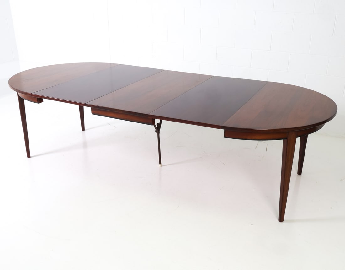 OMANN JUN NO 55 DANISH ROSEWOOD DINING TABLE 1970S (1 of 19)