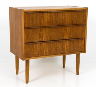 DANISH TEAK CHEST OF DRAWERS C. 1960S