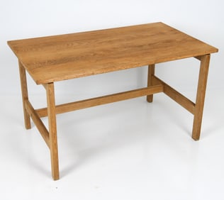 HANS WEGNER FOR GETAMA DANISH OAK TABLE C. 1970S