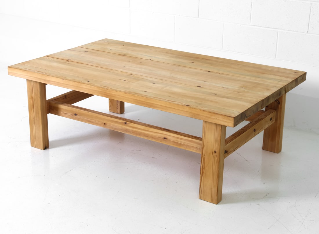 JENS LYNGSOE STYLE PINE COFFEE TABLE C. 1970S (1 of 17)