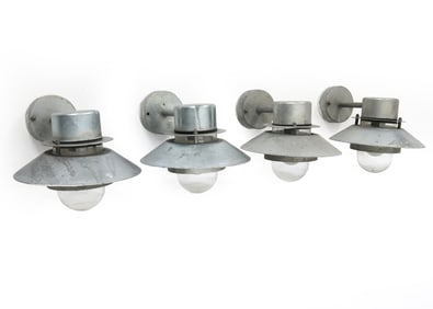 NORDLUX DANISH STEEL OUTDOOR UFO SCONCES