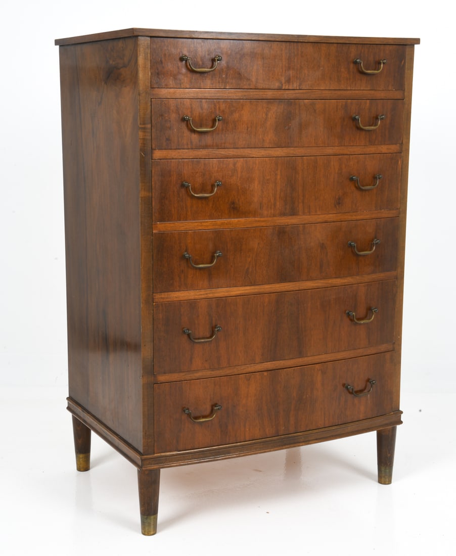 STYLE OF OLE WANSCHER MAHOGANY CHEST OF DRAWERS (1 of 1)