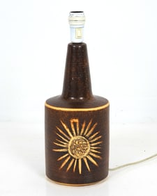 SVEND AAGE JENSEN SOHOLM CERAMIC TABLE LAMP 1970'S