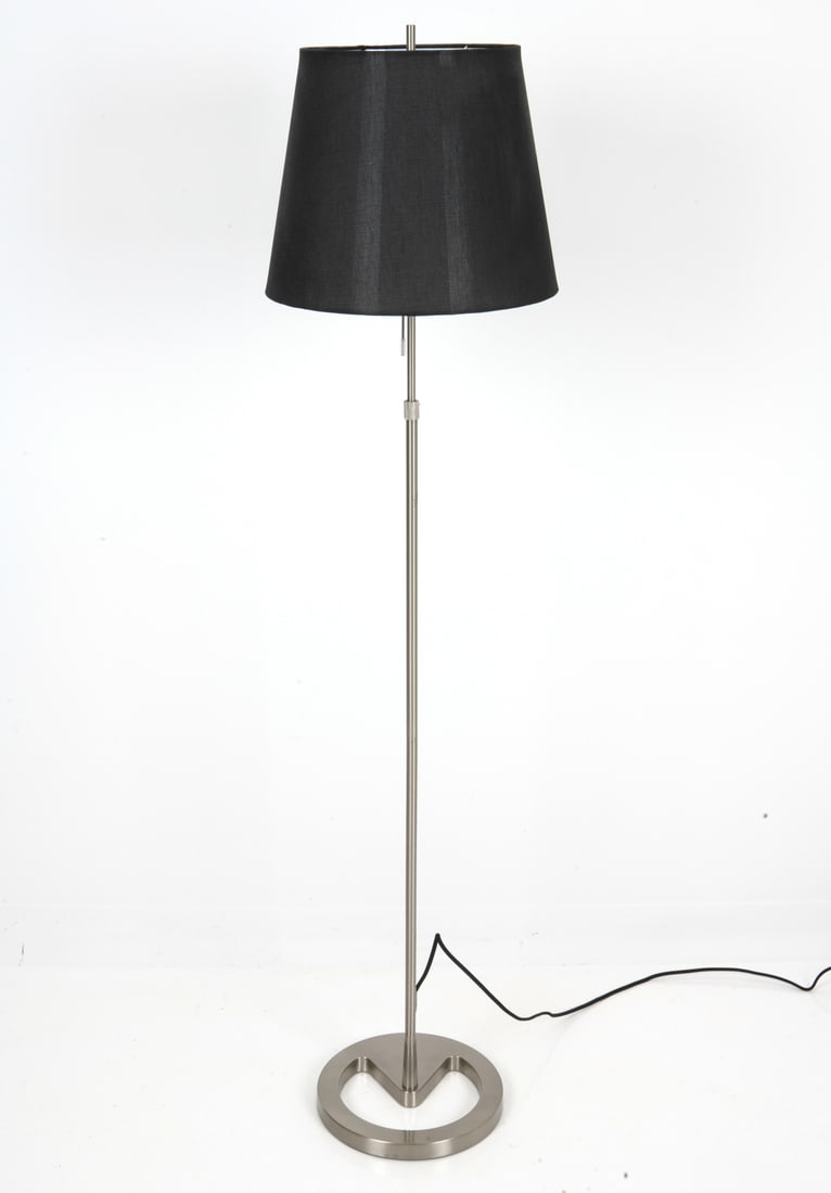 VINTAGE IKEA "NYFORS" NICKEL-PLATED FLOOR LAMP (1 of 1)