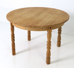 HENNING KJAERNULF STYLE OAK EXTENDING DINING TABLE